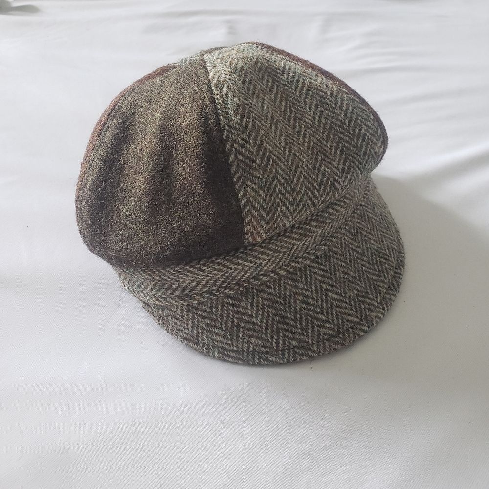Puffin Gear Wool Green Baker Boy Cap
